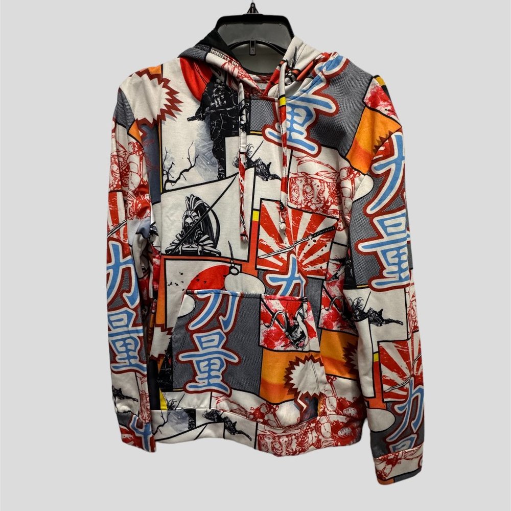 Anime Fresh Prints of Tokoyo comic print samurai size s sweatshirt hoodie.